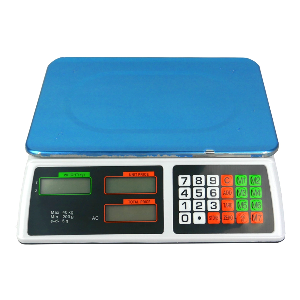 Balance électronique pour magasins, jusqu'à 40 kg, wagPRO S40