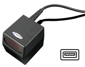 Scanner de coduri de bare, interfață USB, staționar, automat HD-S90