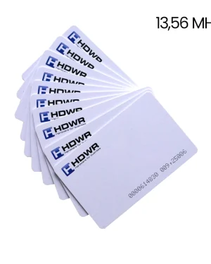 Jeu de 10 cartes RFID 125kHz avec logo HDWR, encodées HD-RPC01