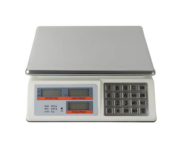 Báscula de almacén con plataforma de hasta 40 kilogramos HDWR wagPRO-S40A