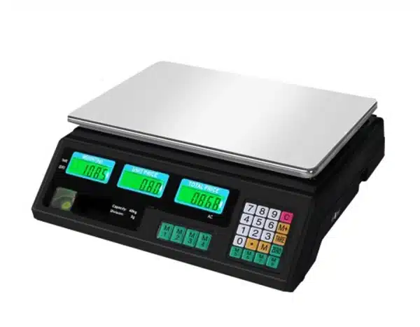 Balanza de almacén, electrónica hasta 40 kg, LCD HDWR wagPRO-S40B