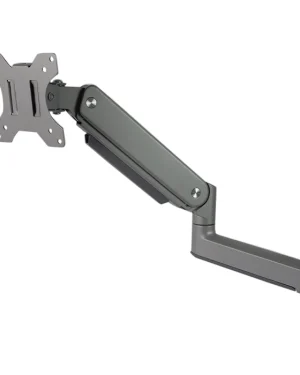 Strieborný držiak pre 3 monitory, robustný, na stôl s 2 portami USB SolidHand-BS03GU
