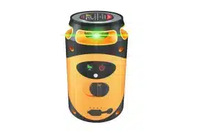 Nivel laser care emite raze verzi până la 30 m cu funcție de blocare laser LaserLOOK-5GAM
