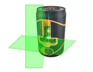 Nivel laser rezistent cu rază verde cu carcasă laserLOOK-2GAMA
