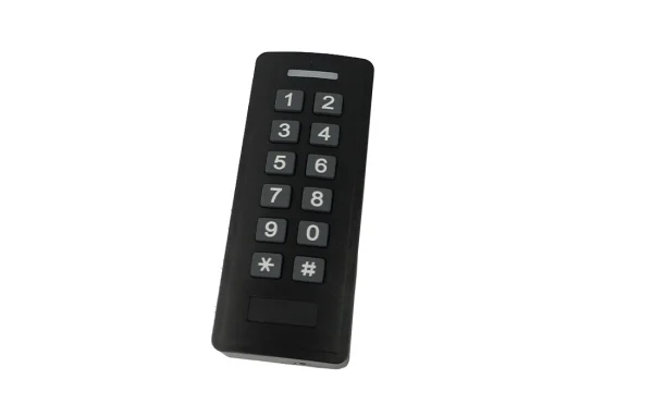 Password and card access control keypad, RFID reader, 13.56 MHz, DC 12 – 18V, IP66, water resistant SecureEntry-AC700HF