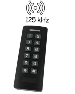 Prístupová klávesnica pre karty a heslá RFID 125 kHz, DC 12 – 18V čítačka kontroly prístupu, Wiegand 26 SecureEntry-AC700LF