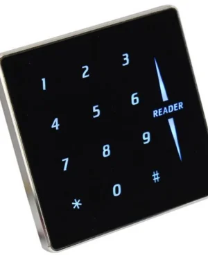 Lector de control de accesos para tarjeta RFID de 13,56 MHz y contraseña, Wiegand 26-34, CC 9V-16V, teclado táctil, compacto SecureEntry-AC800HF
