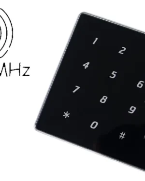 Lector de control de accesos para tarjeta RFID de 13,56 MHz y contraseña, Wiegand 26-34, CC 9V-16V, teclado táctil, compacto SecureEntry-AC800HF