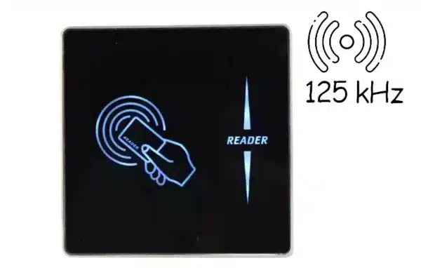 Czytnik kontroli dostępu, weryfikacja kart RFID, 125 kHz, DC9-16V, kompaktowy, LED i sygnał dźwiękowy, Wiegand 26/34 SecureEntry-CR60LF