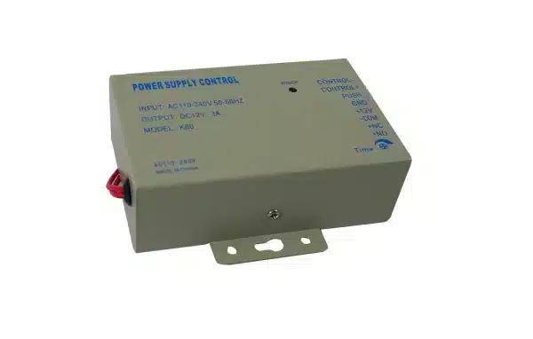 Alimentation DC12V 3A pour contrôle d’accès, boîtier métallique, AC 110V ~ 260V, 50Hz ~60Hz SecureEntry-PS40-3A