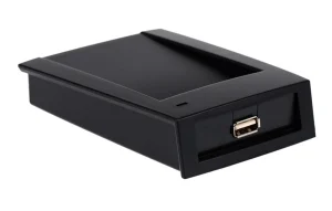 Cititor de etichete RFID pentru citirea cardurilor, brelocurilor, USB cu fir 13.56 mHz HD-RD50XC
