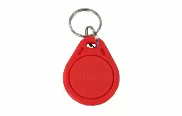 Sada 10 bezkontaktných kľúčeniek RFID, kódované, červené, HDWR HD-RKF07