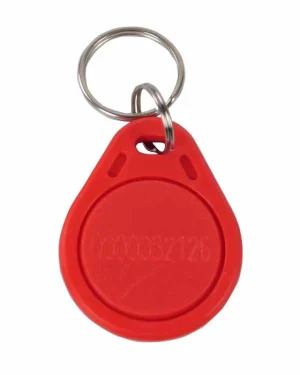 Juego de 10 llaveros RFID de proximidad, codificados, rojos, HDWR HD-RKF07R