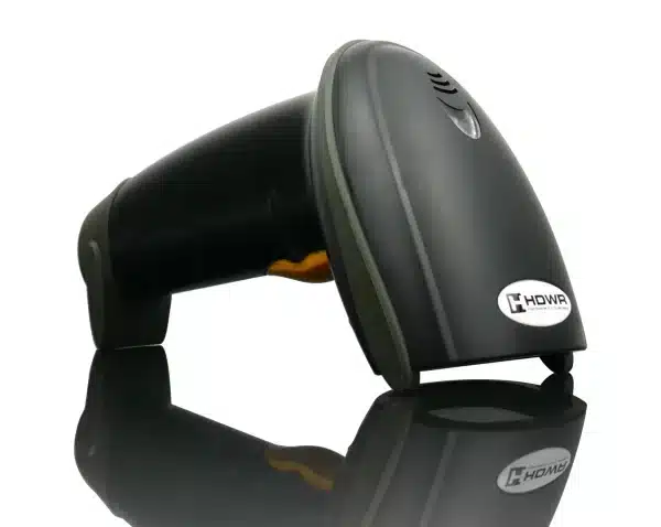 Wired 1D laser barcode scanner, with RS232 interface HD42