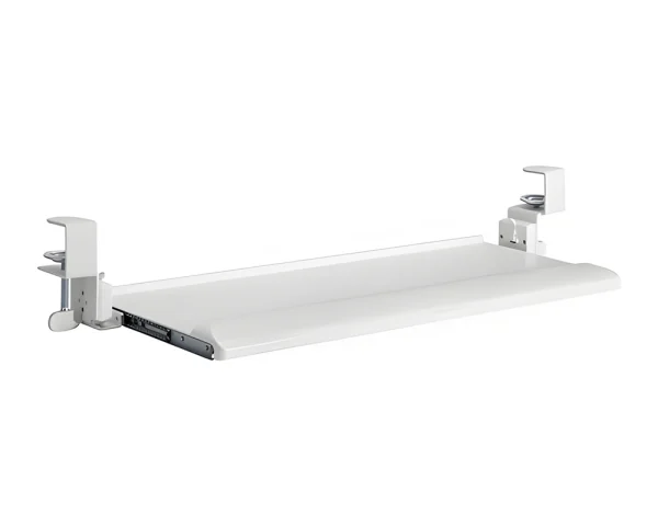White keyboard drawer, under desk HDWR SolidHand-KT08W