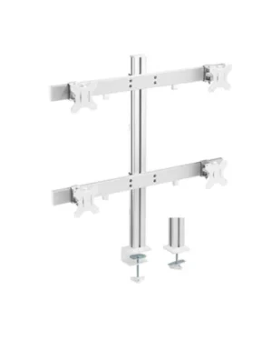 Soporte de sobremesa para 4 monitores, brazo cuádruple HDWR SolidHand-CM04