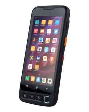 Terminal móvil + soporte tipo GUN, Android 12.0 HDWR AndroSavvy-100G