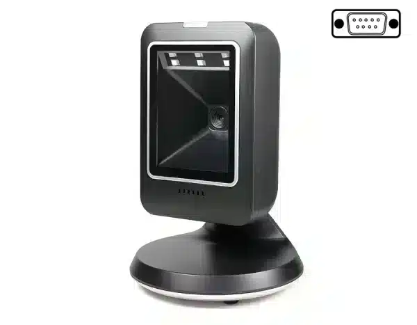 Čtečka QR a čárových kódů, drátová, stacionární, kabel RS232 HD-S63