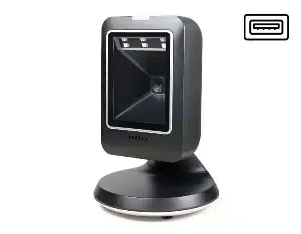 Čtečka QR a čárových kódů, stolní, kabelová, USB HDWR HD-S63