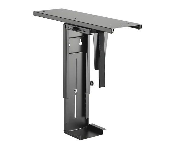 Soporte de ordenador extraíble bajo encimera, ajustable HDWR SolidHand-PC20