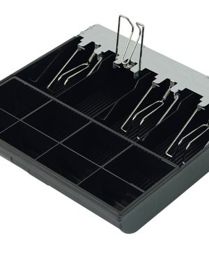 Organizér peňazí pre pokladničnú zásuvku so 4 priehradkami na bankovky, 8 priehradkami na mince, HDWR HD-WS35