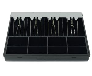 Organizzatore di denaro per cassetto con 4 scomparti per banconote, 8 scomparti per monete, HDWR HD-WS35