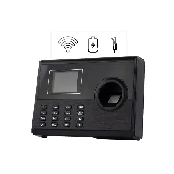 Arbetstidsregistrering med extra batteri TimeLok-400NWEPBI