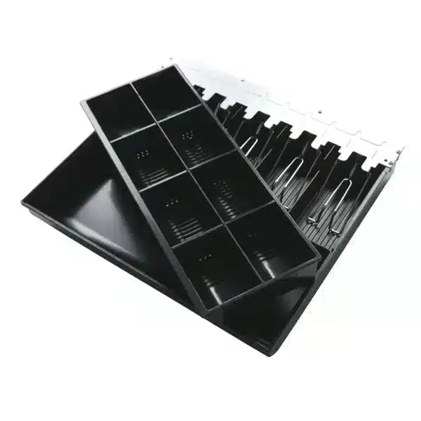 Money organizer for cash drawer with adjustable width of compartments HDWR HD-WS41