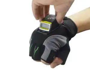 AZTEC QR și scaner de coduri de bare cu mănușă de scanare Bluetooth IP65 robust HD750G