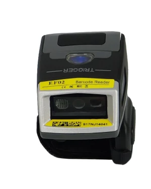 Escáner Bluetooth para AZTEC QR y código de barras anillo huella dactilar IP65 escaneo de códigos desde la pantalla LCD HD750R