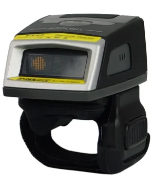 Escáner Bluetooth para AZTEC QR y código de barras anillo huella dactilar IP65 escaneo de códigos desde la pantalla LCD HD750R