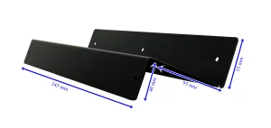 Montuojamasis laikiklis KR33 ir KER33 stalčiams po stalčiumi juodas HD-MB33