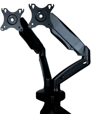 Dvojitý držiak monitora, na stôl, štandard VESA, s plynovou pružinou, SolidHand-SG02