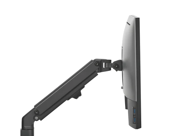 Nástěnný držák monitoru s jedním ramenem černý VESA SolidHand-AW01